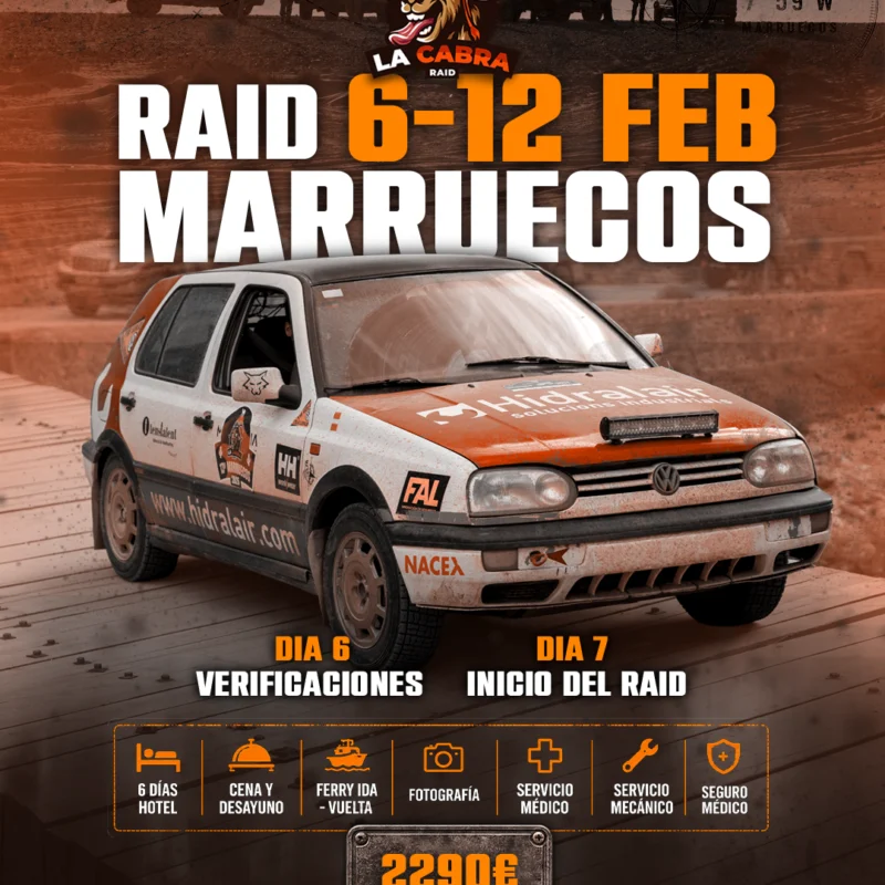 Cartel Informativo Raid Febrero